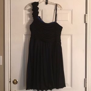 Semi-formal Ruched One- Shoulder Dress